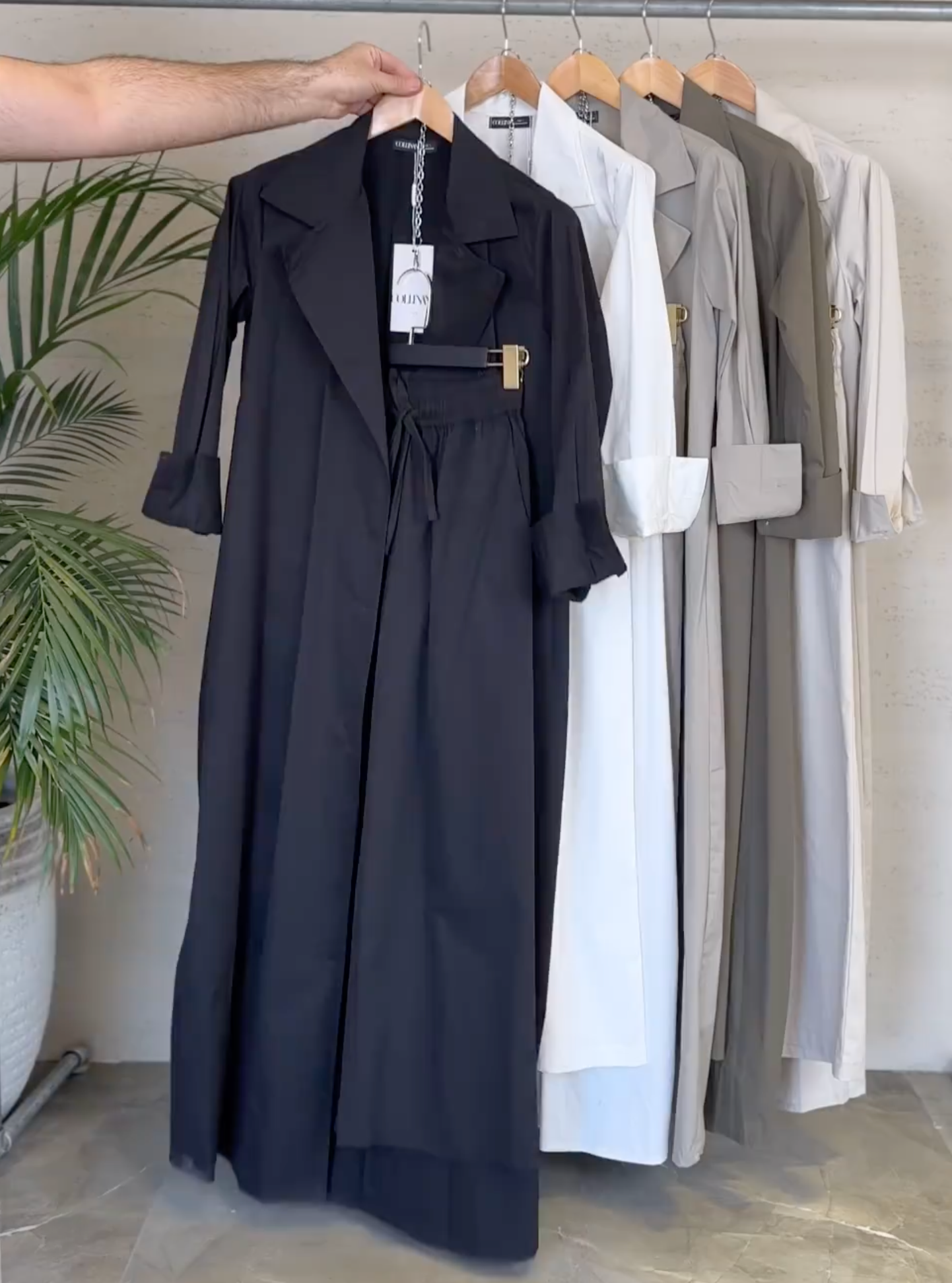 Western Trench Coat - (PRE ORDER / الطلبات المسبقة)